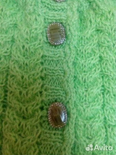 Вязаная кофточка детская 4-6 лет, ручная работа
