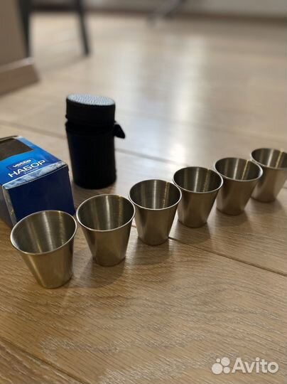 Стопки походные нерж сталь Новое