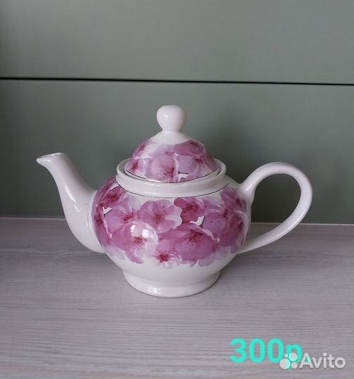 Чайник заварочный фарфоровый