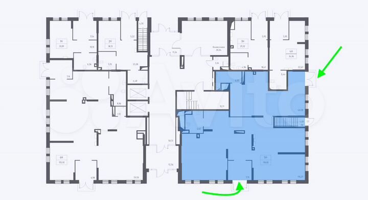 Два входа Супер локация Сдача до 31 окт. 2023г