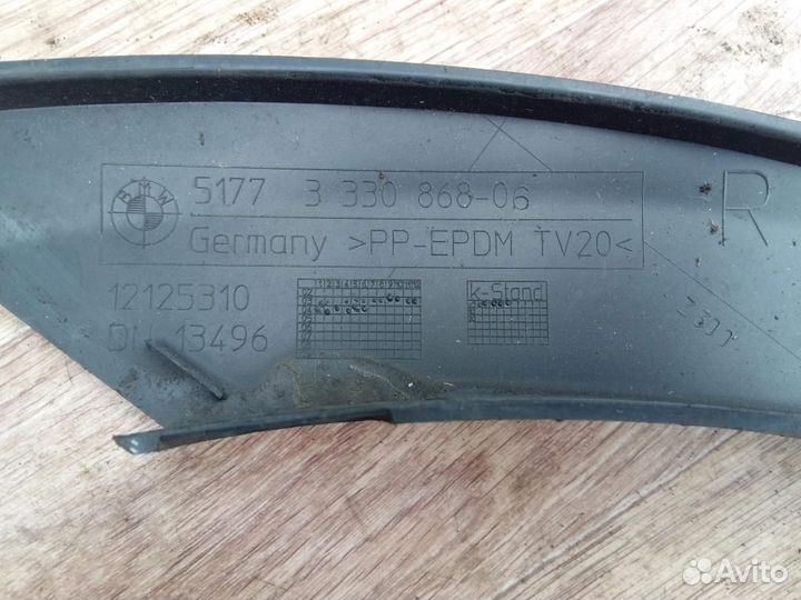 Накладка заднего крыла правого BMW X3 E83