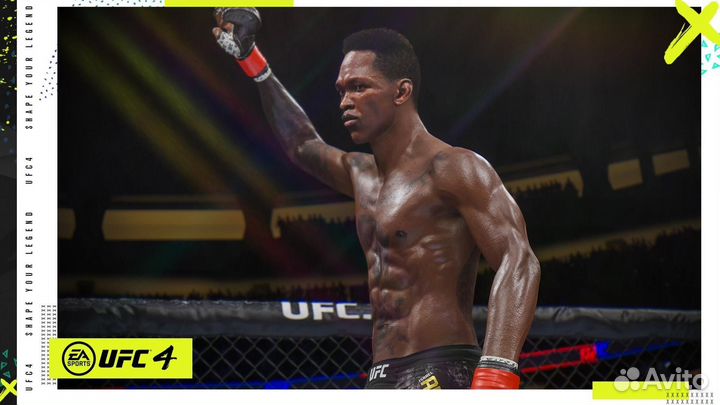 Диск с игрой UFC 4 для PS4