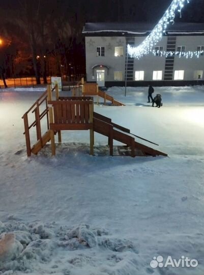 Зимний скат для ватрушек