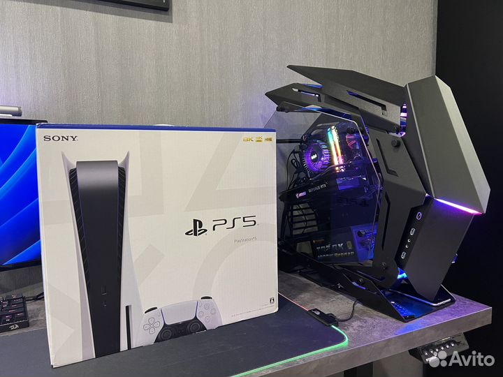 Новая PlayStation 5 с дисководом (500+ игр)