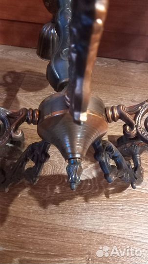 Винтажная люстра 5 рожков