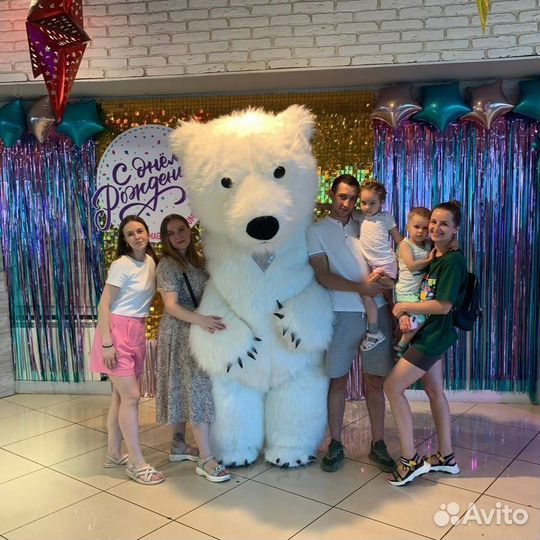 Белый мишка поздравление кинг-конг чебурашка