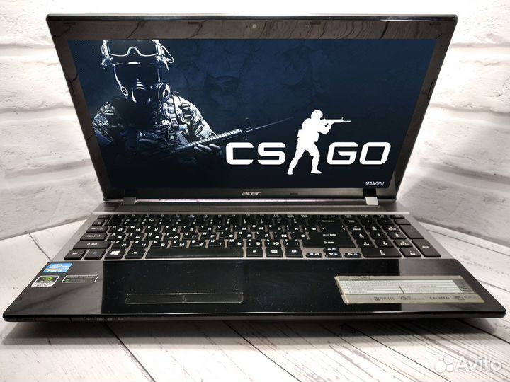 Игровой ноутбук с SSD + GeForce 2GB + intel i5