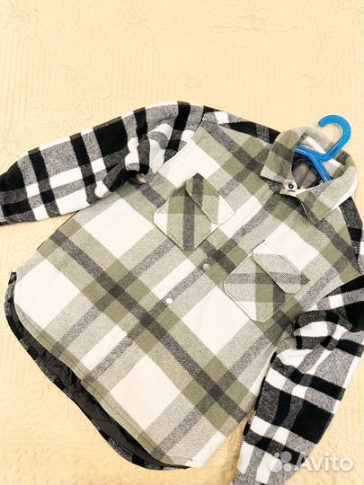 Теплая куртка рубашка детская Sela 146