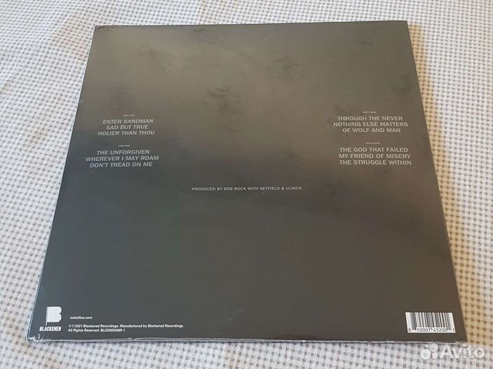 Metallica black album (2LP)