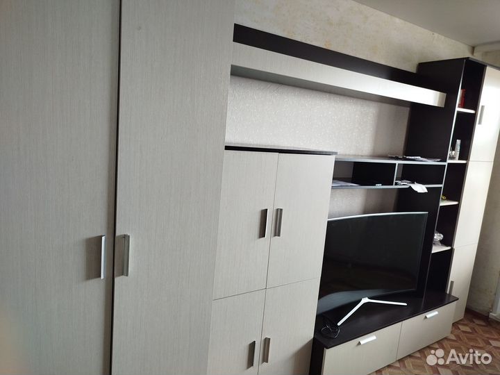 Стенка горка в гостиную с нишей под тв