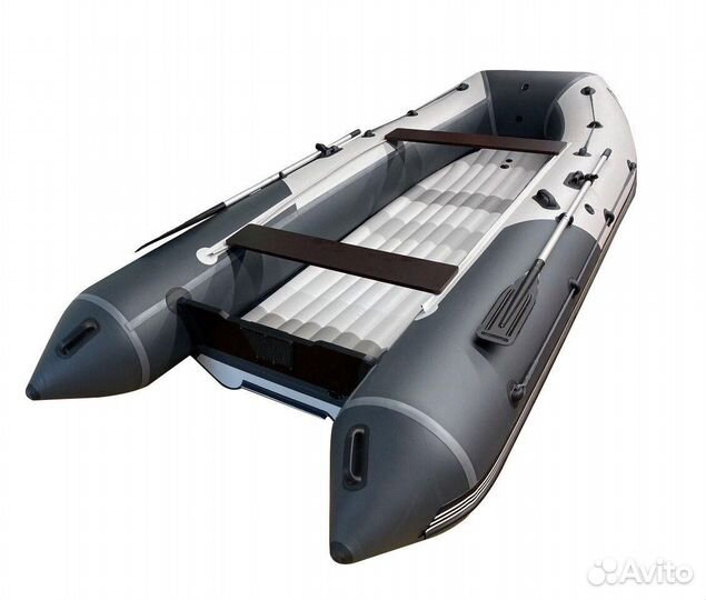 Лодка orca GT 420 нд серая