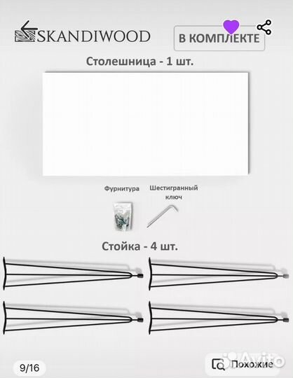 Компьютерный, кухонный, письменный стол