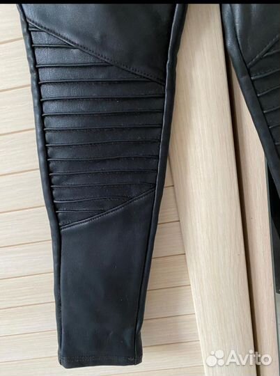Брюки кожаные детские