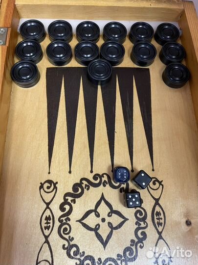 Нарды деревянные большие