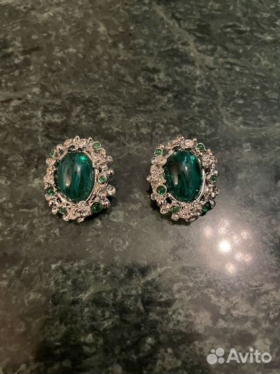 Серьги клипсы Италия