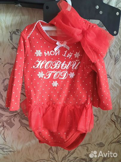 Новогодний наряд для девочки 74рр