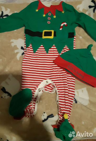 Рубашка- боди и брючки новые