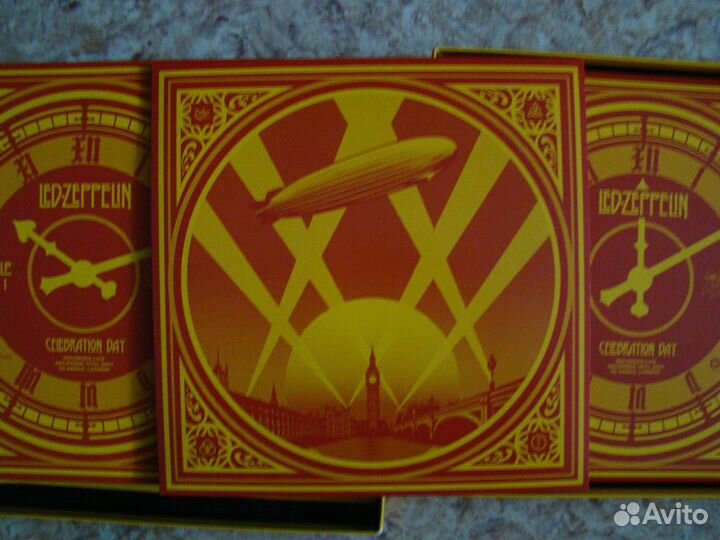 Led zeppelin box, книжка 3 LP made in USA