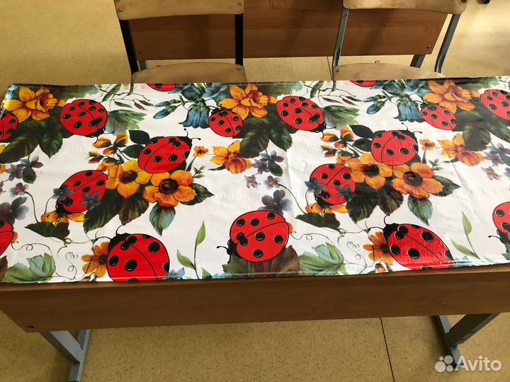 Клеенка на парту в школу для труда
