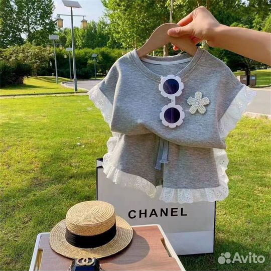 Летний костюм на девочку 92-116