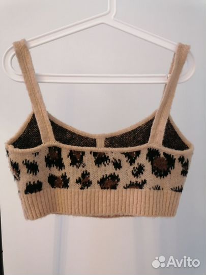 Топ трикотажный леопардовый Inсity