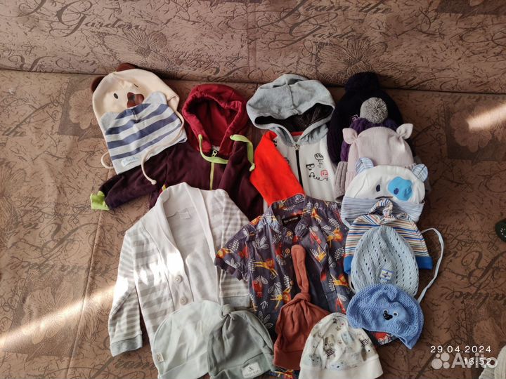 Вещи пакетами на мальчика 56-74 включительно