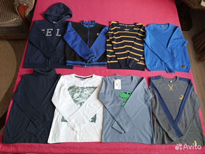 Пакетом школа,штаны,трикотаж и др. на 134-146см