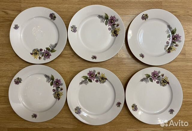 Тарелка фарфор Чехословакия СССР сервиз