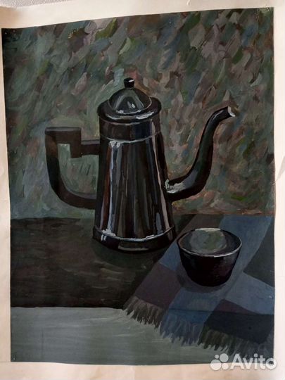 Картина гуашью