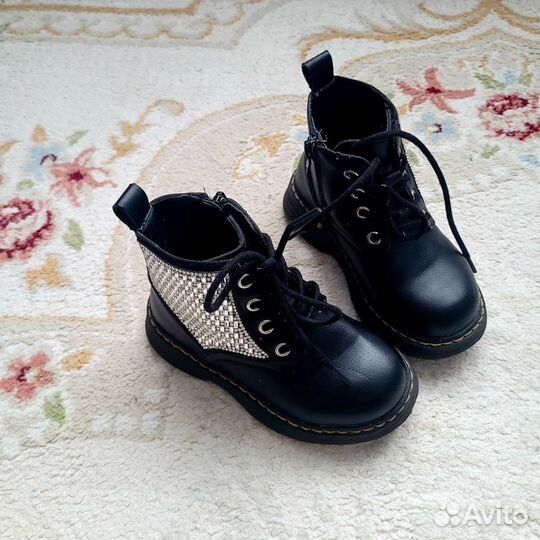 Ботинки кожаные