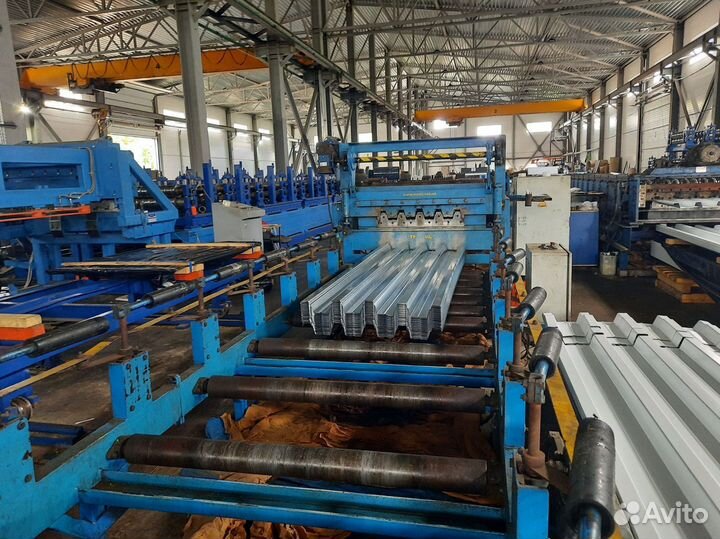 Профнастил 2-х сторон. оцинкованный нс-35 0,4х1000