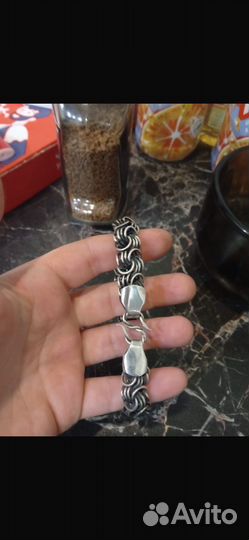 Браслет серебрянный