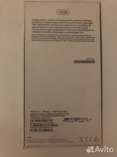 iPhone 7, 32 ГБ