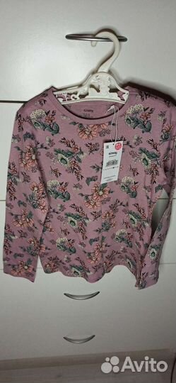 Лонгслив для девочки 128