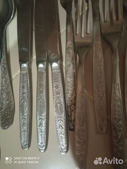 Столовые приборы СССР из нержавейки