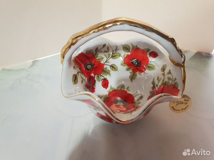 Хрустальный салатник СССР и посуда маки