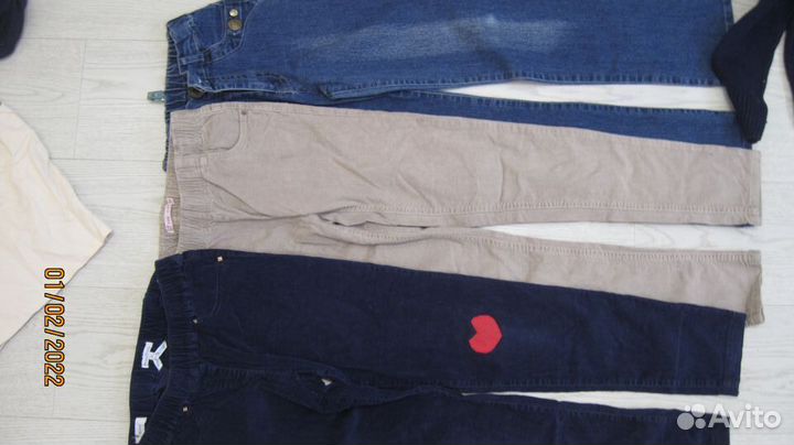 Вещи на девочку 1 34/140рост - пакет