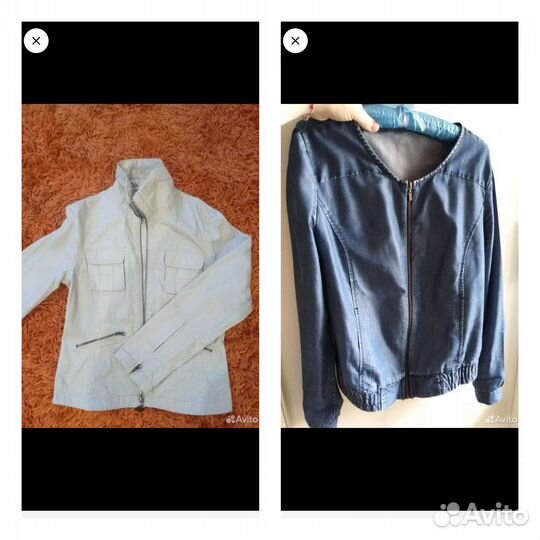 Джинсовая куртка 46-48