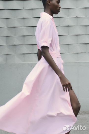 Платье Zara розовое - M