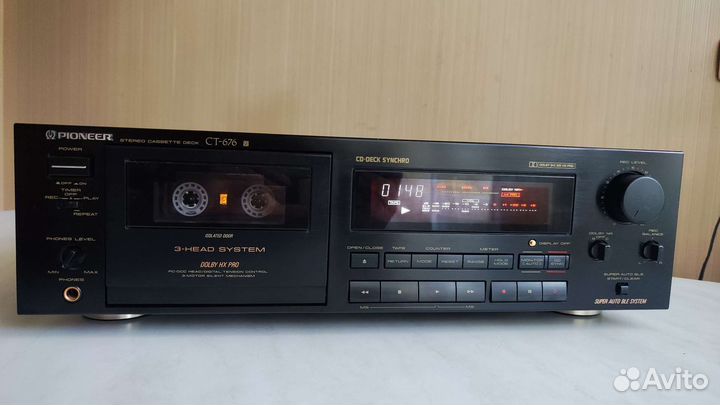 Кассетная дека Pioneer CT 676, 220 В