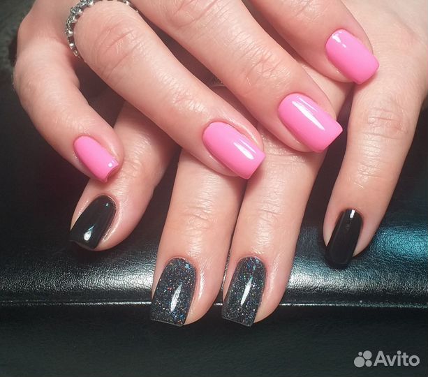 Мужской женский маникюр педикюр гель-лак