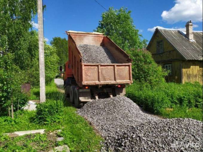 Земля щебень отсев песок дрова уголь