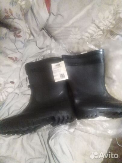 Сапоги резиновые и сапоги утепленные