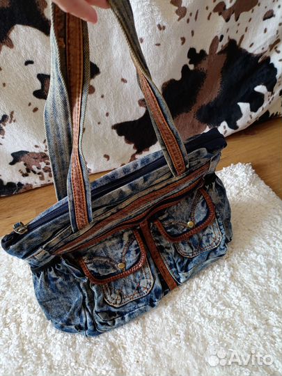 Сумка женская джинсовая