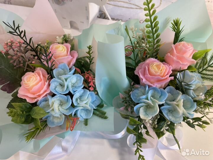 Букет из мыла