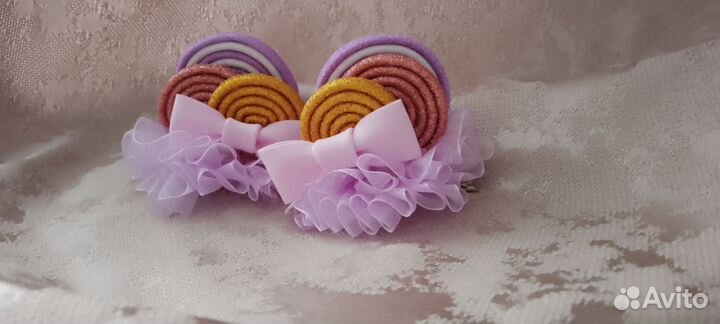 Заколочки конфетки