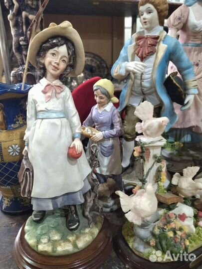 Фарфоровые статуэтки германия италия