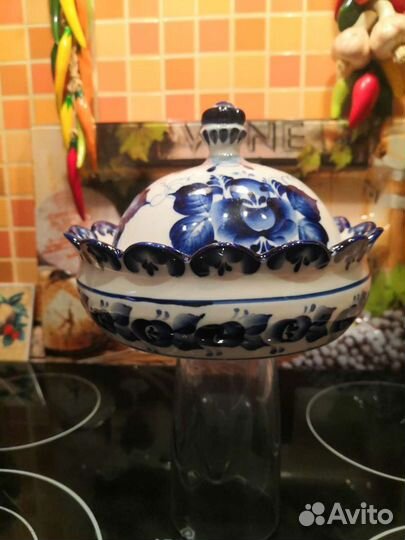 Конфетница, масленка, ваза