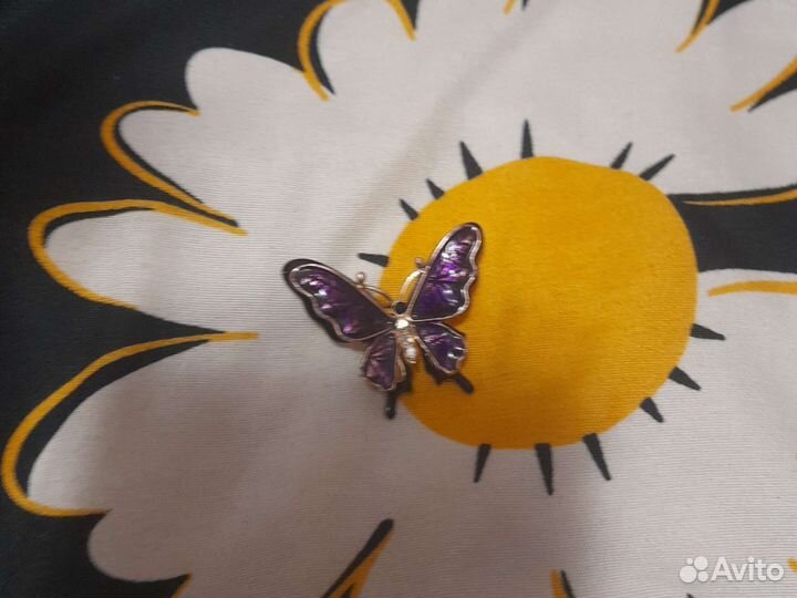 Бабочка в подарок ожерелье