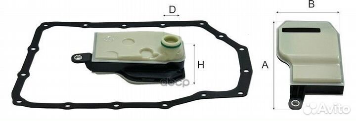 Фильтр АКПП mazda 2 (DL, DJ), 3 (BM, BN) ATG081